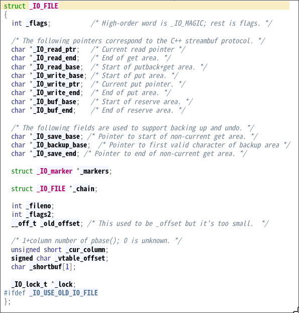 File structure note